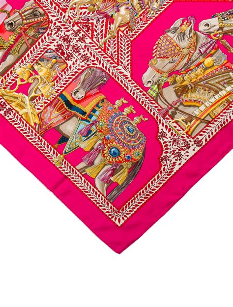 Hermès 'La Danse du Cheval Marwari' Silk Scarf 